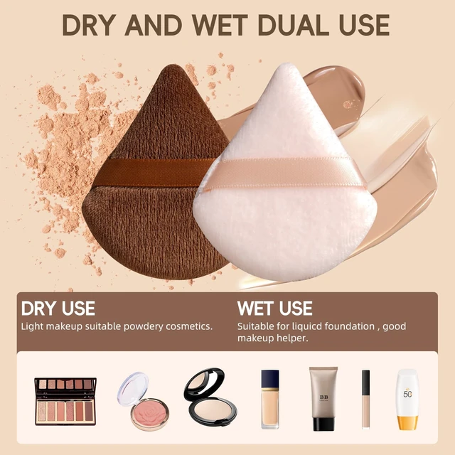 Alt view image 4 of 7 - Makeup Brush Set 11Pcs Bamboo Synthetic Kabuki Brush Set Foundation Powder Blending Concealer Eye shadows Blush Cosmetics Brushes with Organizer Bag & Makeup Sponge (Beige)