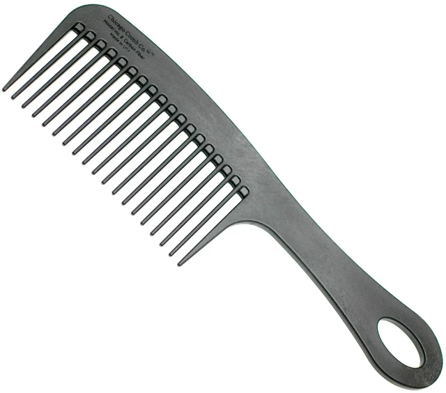 Main image of Model 8 Carbon Fiber, Made in USA, Anti-static, Detangling & Shower comb, adds Lift & Volume, 8.5 inches (21.5 cm) long