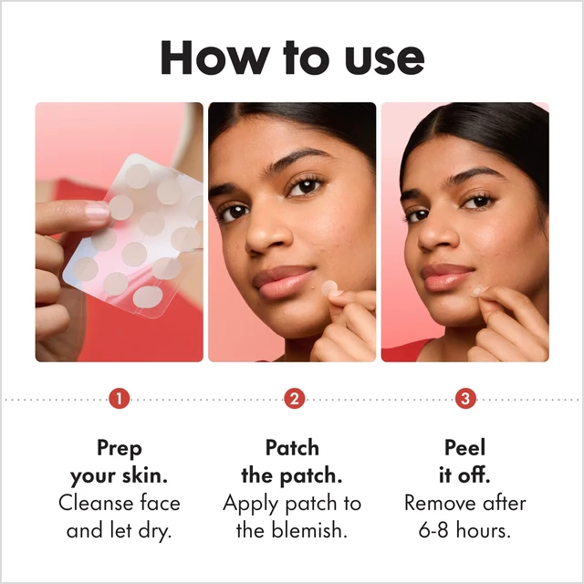 Alt view image 4 of 7 - Hero Cosmetics Original Nighttime Acne Pimple Patches, 72 Ct | #1 Hydrocolloid Acne Patches, Shrinking Zits & Whiteheads in 1 Use, Pimple Stickers for Face, Korean Skincare