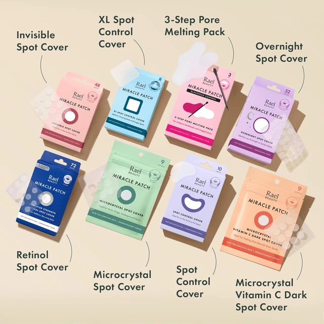 Alt view image 6 of 7 - Miracle Invisible Spot Cover Hydrocolloid Acne Pimple Patches (96 Ct) | Ultra-Thin Patch for Face, Absorbs Fluid From Blemishes, Facial Sticker, Korean Skin Care, Pore Care, 2 Sizes