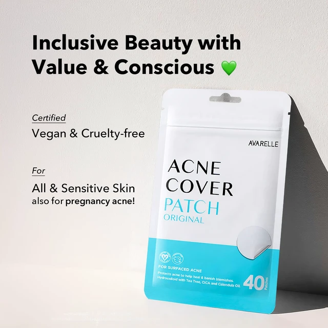 Alt view image 4 of 7 - Original Hydrocolloid Acne Pimple Patches for Face 40 Count | Hydrocolloid Pimple Patches for Face, Zit Patches, Spot Stickers, Acne Dots, Tea Tree, Cica, Calendula, Vegan, Cruelty Free
