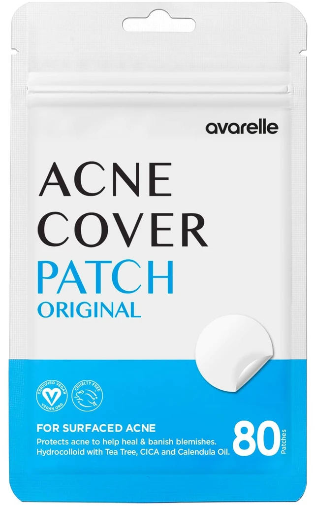 Main image of Original Hydrocolloid Acne Cover Patches Zit Stickers 80 Count | Acne Cover Patches for Face, Zit Stickers, Hydrocolloid Dots, Blemish Patches, Tea Tree, Cica, Calendula, Vegan