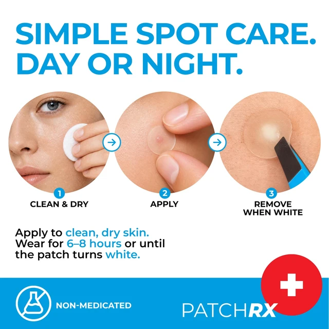 Alt view image 7 of 7 - Pimple Patches for Face (120 Patches), Hydrocolloid Acne Patches with Tea Tree Oil, Pimple Patch Pimple Stickers - Hydrocolloid Patch Acne Dots - Acne Pimple Patches For Face - Zit Patches