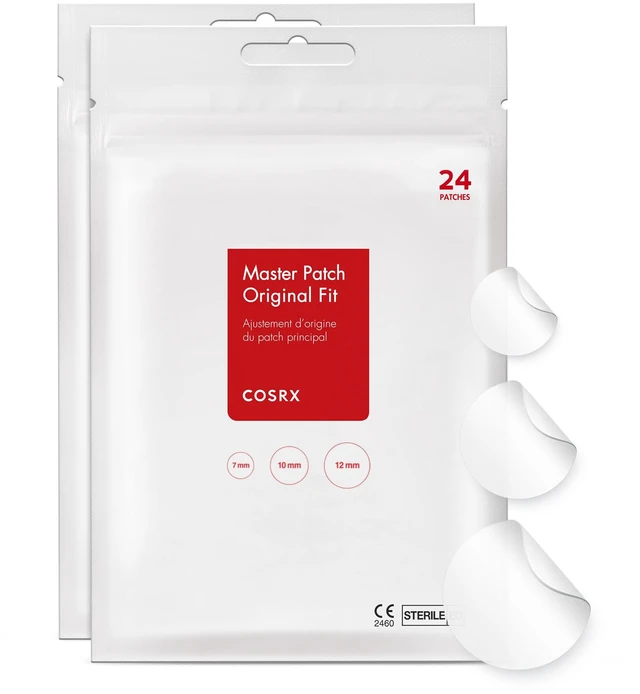 Main image of Acne Pimple Patches Absorbing Hydrocolloid Spot, 3 Size (48 Count) | Pimple Stickers for Blemishes and Zits Cover, Absorbs Zits & Blemish, Spot Stickers for Face and Body, Korean Skin Care