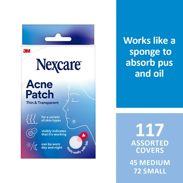 Alt view image 2 of 7 - Thin and Transparent Acne Patch, Skin Cover Absorbs Pus and Oil from Clogged Pores, Made with hydrocolloid, tab Allows for Easy Removal from Liner - 117 Pimple Patches