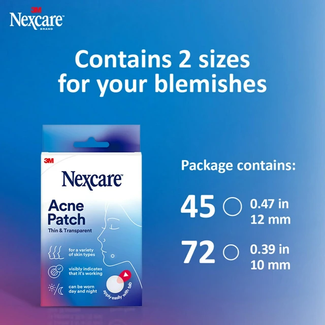 Alt view image 4 of 7 - Thin and Transparent Acne Patch, Skin Cover Absorbs Pus and Oil from Clogged Pores, Made with hydrocolloid, tab Allows for Easy Removal from Liner - 117 Pimple Patches