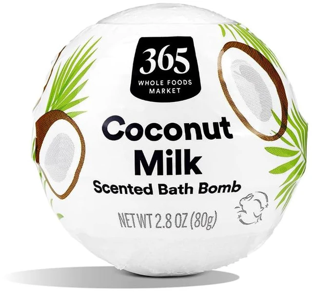 Main image of Coconut Milk Fizzing Bath Bomb, 2.3 oz
