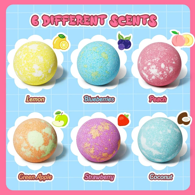 Alt view image 7 of 7 - Unicorn Bath Bombs for Kids with Bracelet Inside, Gifts for Girls 4-8 | Bubble Bath Toys, Birthday Gifts, Boo Basket Stuffers, Christmas Stocking Stuffers for 4 5 6 8 Daughter, Granddaughter