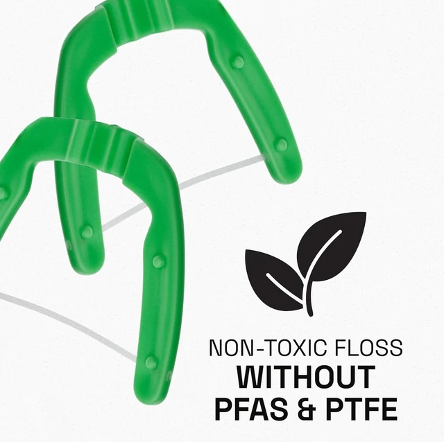 Alt view image 7 of 7 - Listerine Ultraclean Access Flossers Disposable Heads Fresh Mint Crystals 28 Each (Pack of 3)