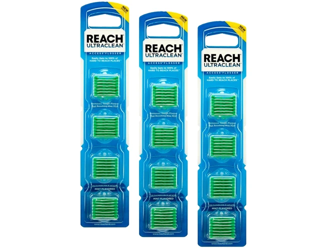 Alt view image 7 of 7 - Ultraclean Access Flosser Starter Bundle | Proper & Durable Oral Care & Hygiene | Effective Plaque Removal, Teeth & Gum Protection, PFAS-Free | Starter Kit + 3pk Mint Refills (28ct.)