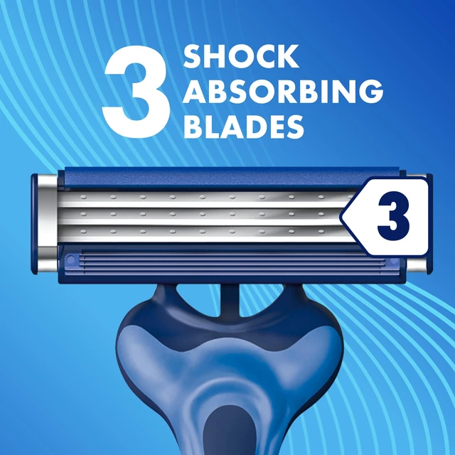 Alt view image 3 of 7 - Sensor3 Comfort Disposable Razors for Men, 8 Count, Lubrastrip Glides Easily Over Your Skin