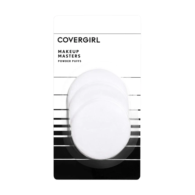 Alt view image 2 of 3 - Makeup Masters Powder Puffs, 3 ct, White