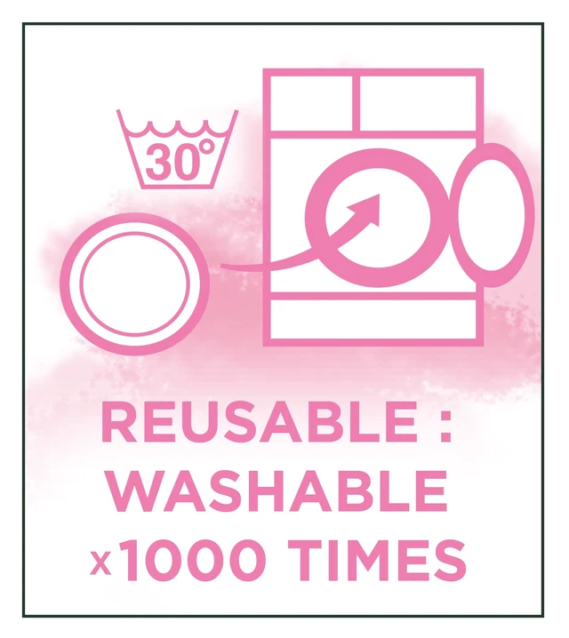 Alt view image 6 of 7 - Micellar Cleansing Eco Pads, Reusable, 3 Ultra-soft Microfiber Pads, 1 Count (Packaging May Vary)