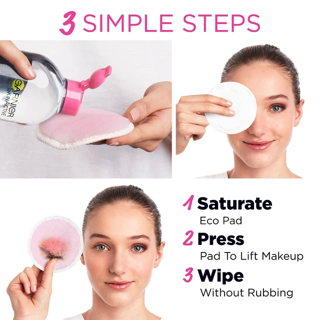 Alt view image 3 of 7 - Micellar Cleansing Eco Pads, Reusable, 3 Ultra-soft Microfiber Pads, 1 Count (Packaging May Vary)