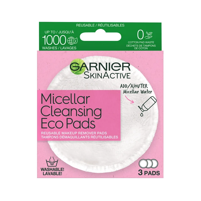 Alt view image 4 of 7 - Micellar Cleansing Eco Pads, Reusable, 3 Ultra-soft Microfiber Pads, 1 Count (Packaging May Vary)