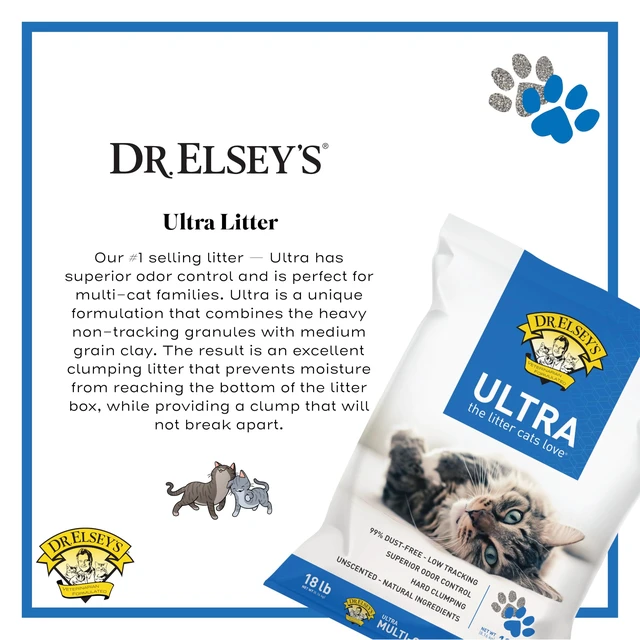 Alt view image 2 of 6 - Ultra Unscented Clumping Clay Cat Litter 18 lb Bag