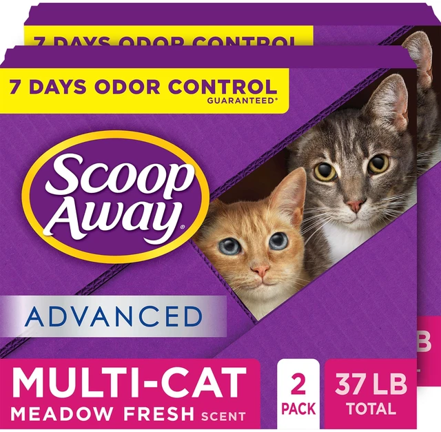 Main image of Advanced Multi Cat Clumping Cat Litter, 18.5lb, 2Pk | Meadow Fresh Scent, Clumping Litter for Multiple Cats, Compatible with Most Automatic Litter Boxes