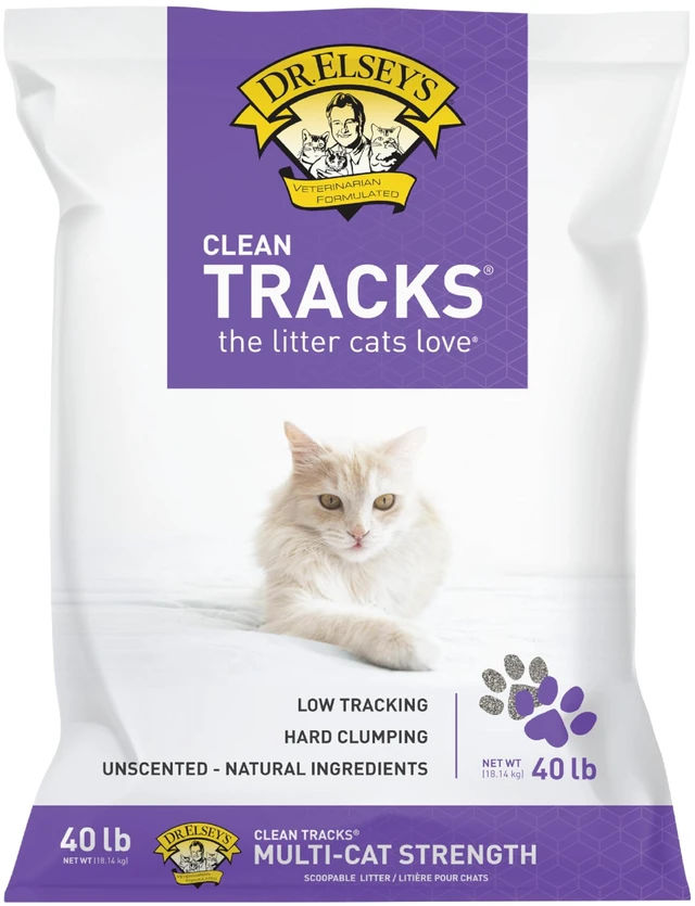 Main image of Clean Tracks Clumping Clay Cat Litter 40 lb. Bag