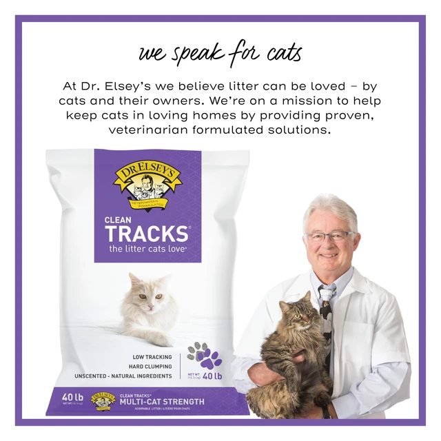 Alt view image 6 of 7 - Clean Tracks Clumping Clay Cat Litter 40 lb. Bag