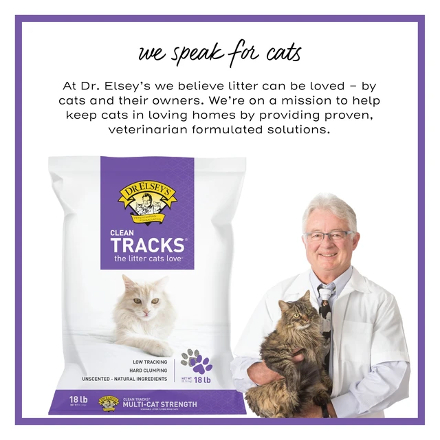 Alt view image 5 of 6 - Clean Tracks Clumping Clay Cat Litter 18 lb. Bag
