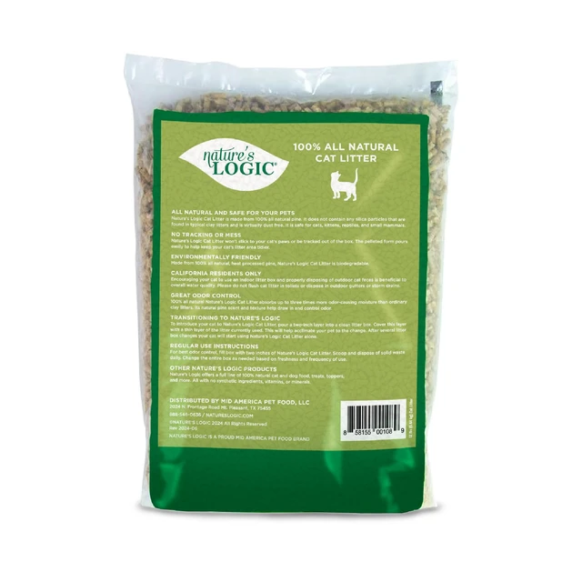Alt view image 2 of 6 - Pine Pellet Cat Litter - 100% Natural - Unscented, 12 lb | 100% Natural Pine, Dust-free, Biodegradable, Safe for cats, kittens, reptiles & small pets, Highly absorbent, 12 lb bag