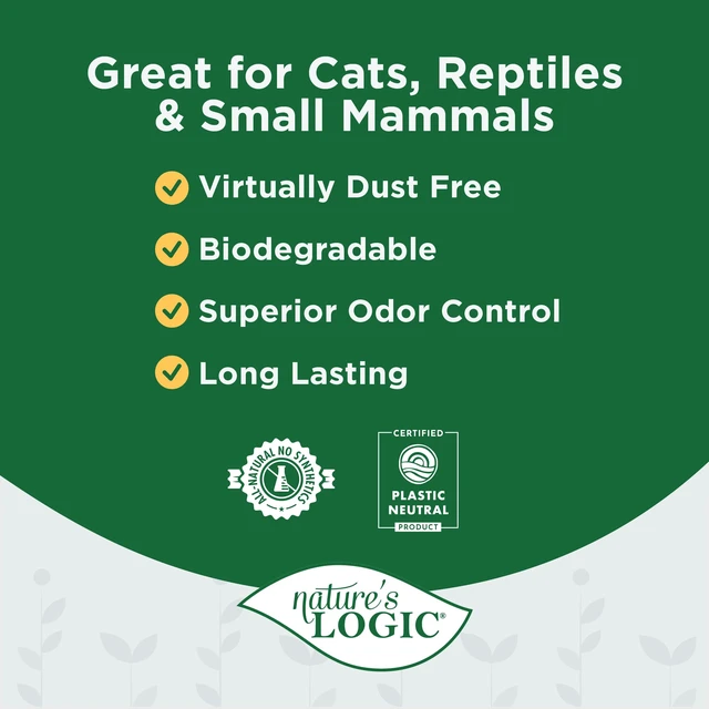 Alt view image 4 of 6 - Pine Pellet Cat Litter - 100% Natural - Unscented, 12 lb | 100% Natural Pine, Dust-free, Biodegradable, Safe for cats, kittens, reptiles & small pets, Highly absorbent, 12 lb bag