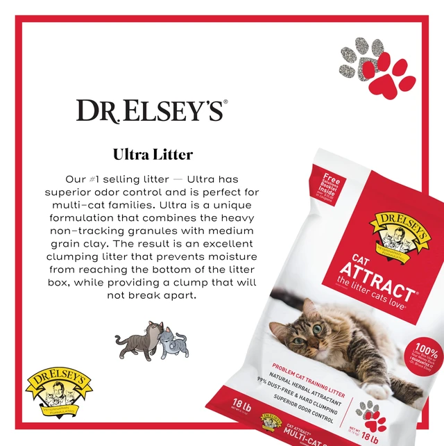 Alt view image 2 of 7 - Cat Attract Clumping Clay Cat Litter 18-lb. Bag