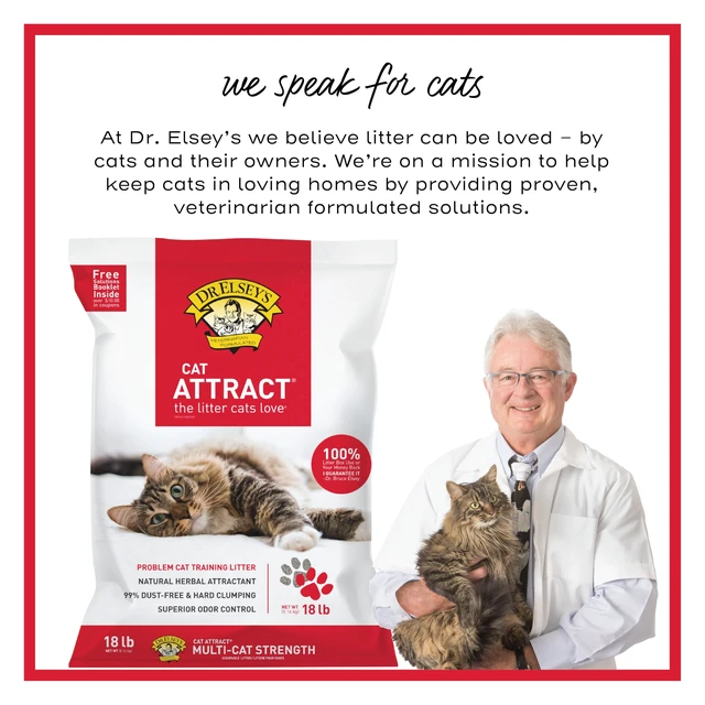Alt view image 6 of 7 - Cat Attract Clumping Clay Cat Litter 18-lb. Bag