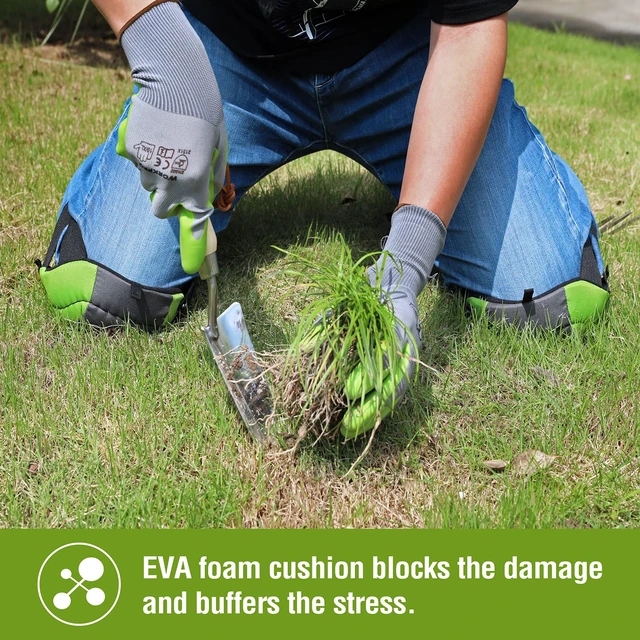 Alt view image 4 of 6 - Garden Knee Pads For Unisex Adult | Flooring Kneepads with Foam Padding, Comfortable Kneeling Cushion for Gardening, House Cleaning, Construction Work