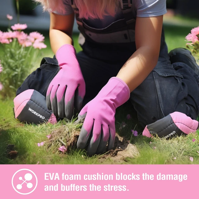 Alt view image 5 of 7 - Garden Knee Pads For Unisex Adult | Flooring Kneepads with Foam Padding, Comfortable Kneeling Cushion for Gardening, House Cleaning, Construction Work