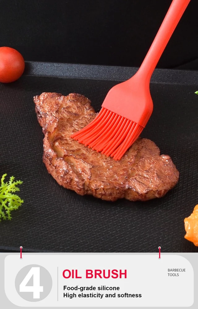 Alt view image 5 of 7 - BBQ Grill Tool Set BBQ Accessories, Stainless Steel Grill Tools Grilling Accessories Grill Set Barbecue Grill Accessories for Outdoor Grill, Grill Utensils Grilling Tools Grilling Gifts for Men