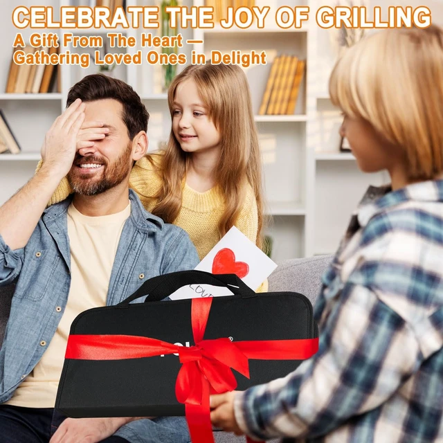 Alt view image 2 of 7 - 29 PCS BBQ Grill Accessories Stainless Steel BBQ Tools Grilling Tools Set with Storage Bag for Fathers Day Dads Birthday Presents - Camping Grill Utensils Set Ideal Grilling Gift for Men Silver