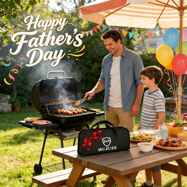 Alt view image 2 of 7 - Grilling Accessories,BBQ Grill Sets for Outdoor,Grill Tool Set,Grill Kit for Camping,Backyard,BBQ Accessories with Apron,BBQ Gifts for Men,Grilling Gifts for Men