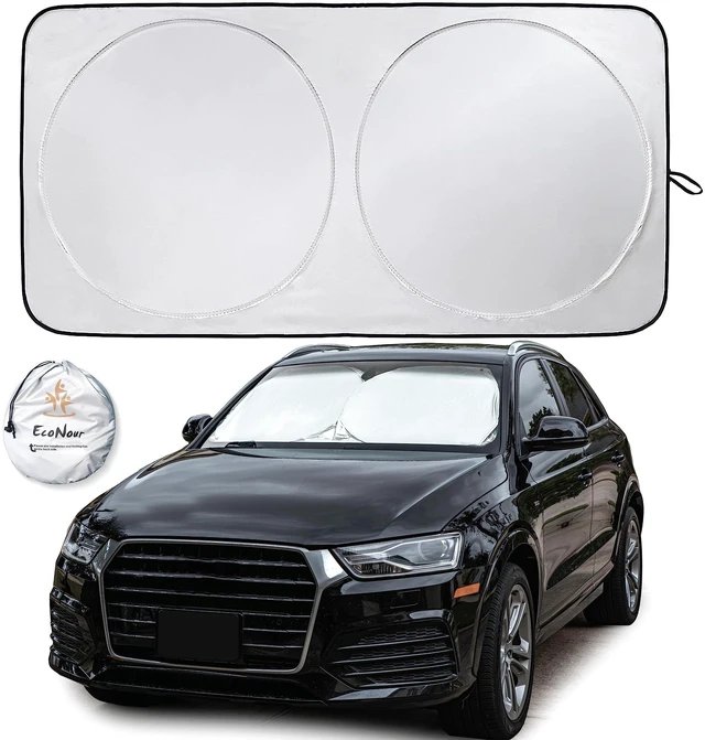 Main image of Car Sun Shade for Windshield, Foldable Front Window Cover