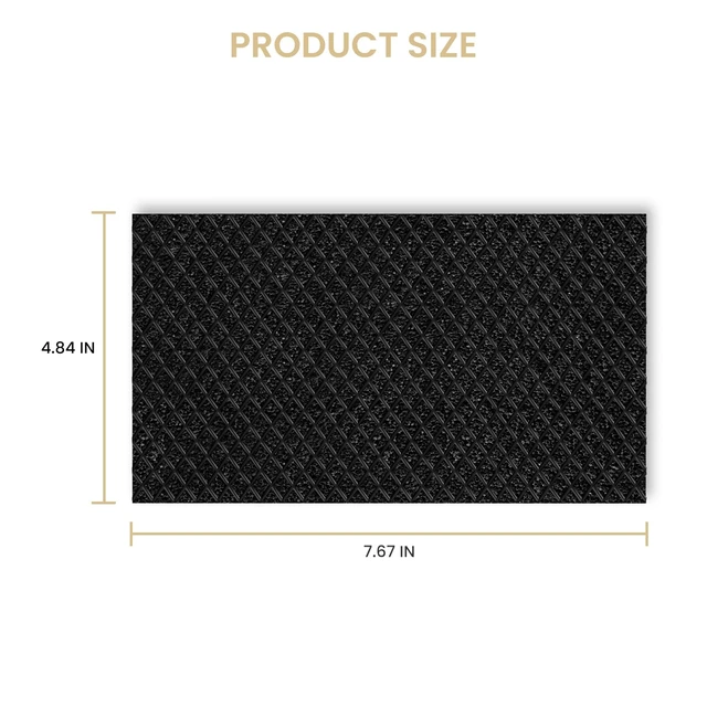 Alt view image 5 of 6 - 6.3 x 4.3 x 3/16 Activated Carbon Filter Compatible with Windmill Window Air Conditioner, Filters Smoke, Pollen, Dust et., 4 Pack