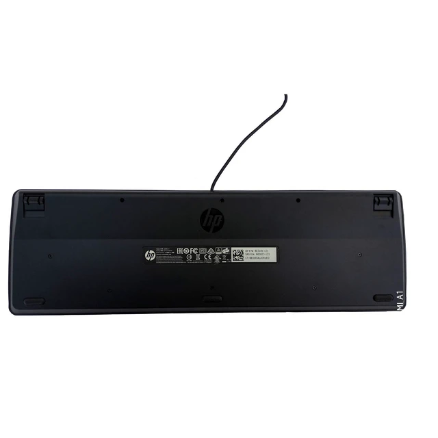 Alt view image 3 of 4 - Hewlett Packard Business Black USB Slim Style Windows Enhanced Keyboard. HP P/N 803823-001