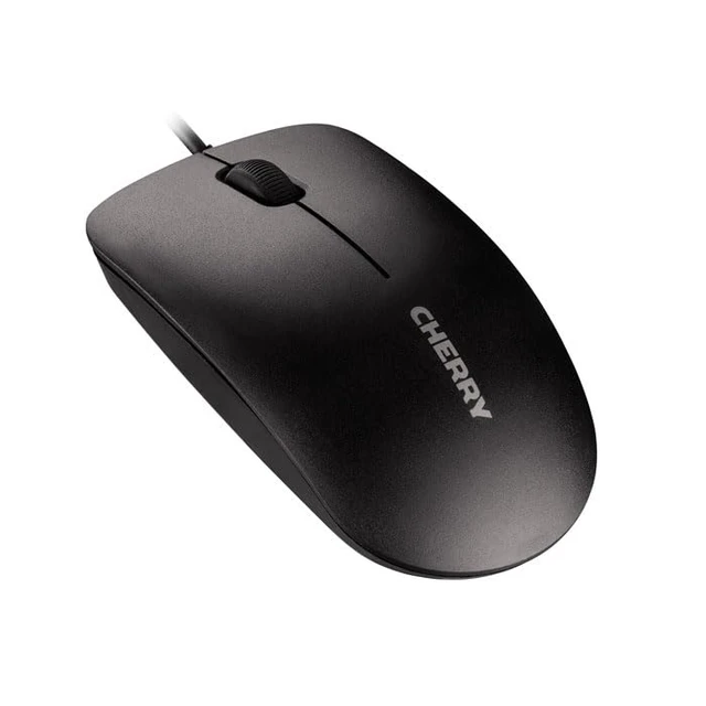 Alt view image 4 of 7 - MC 1000, Wired Office Mouse for PC, Optical Sensor (1,200 dpi), 3 Buttons, Symmetrical Design for Left- and Right-Handed Users, GS Certification, Black