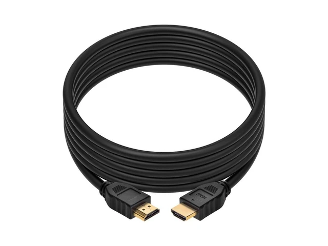 Alt view image 3 of 6 - HDMI Cable - High Speed, 4k@60Hz, 10.2Gbps, CL2, 32AWG, 10 Feet, Black - Commercial Series