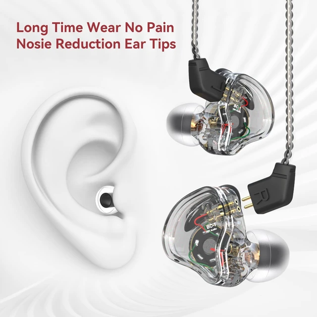 Alt view image 6 of 7 - 5 Pairs IEM Ear Tips for KZ ZS10 Pro in Ear Monitors, KBEAR 07 Silicone Earbuds Eartips for KZ ZAR CCA CRA Moondrop Chu CCZ Melody DC02 MC02 DC03 DC01-PRO KBEAR KS1 TANGZU Wan'er (Multicolor, 5 Sizes)