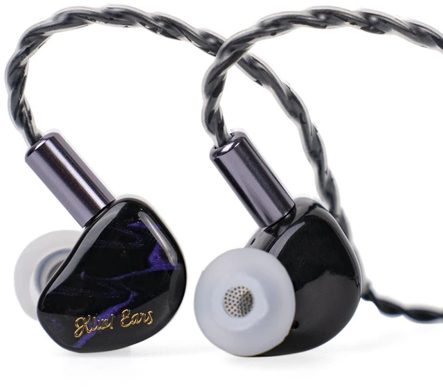 Main image of Kiwi Ears Cadenza 10mm Beryllium Dynamic Driver IEMs, Purple with 3D-Printed Shell, Audiophile Sound Balance, Detachable 0.78 2pin 3.5mm IEM Cable for Music Enthusiasts Musicians