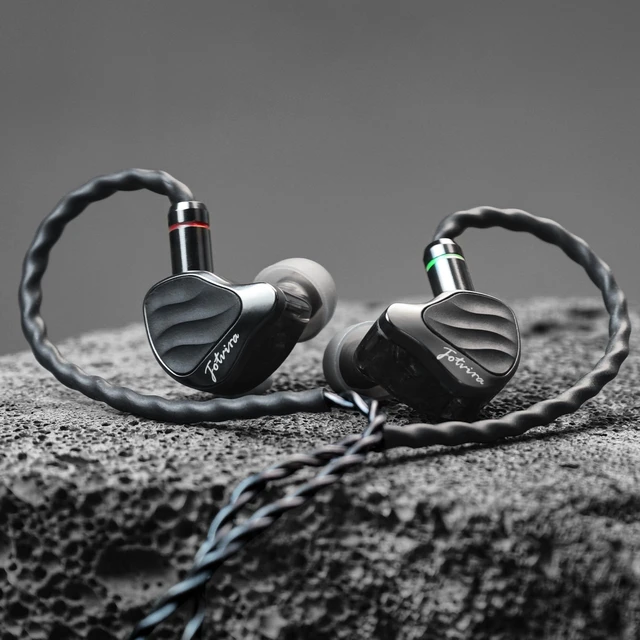 Alt view image 7 of 7 - HiFi Wired in-Ear Monitors with Microphone,3.5mm,10mm Driver | Noise Isolating, Detachable Gray-Plated Cable,Zinc Alloy Faceplate,for Music Lovers/Gaming