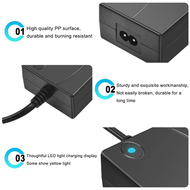 Alt view image 4 of 7 - Power Recliner Power Supply, Sopito 2-Pin AC/DC Adapter 100-240V 50/60hz | DC 29V 2A Switching Transformer, Compatible with Most Recliner/Lift Chair/Electric Sofa/Standing Desk, with 4ft Power Cord