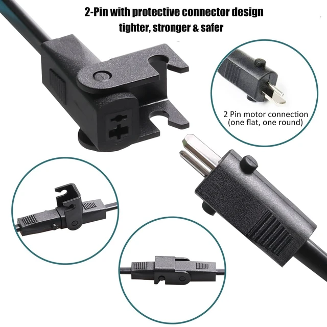 Alt view image 4 of 6 - Universal Recliner Power Supply, AC/DC Recliner Adapter 100-240V, 29V 2A Power Supply Transformer 2-Pin Connector, Replacement Power Cord for Lift Chair/Electric Sofa, Fits Lazy Boy, OKIN