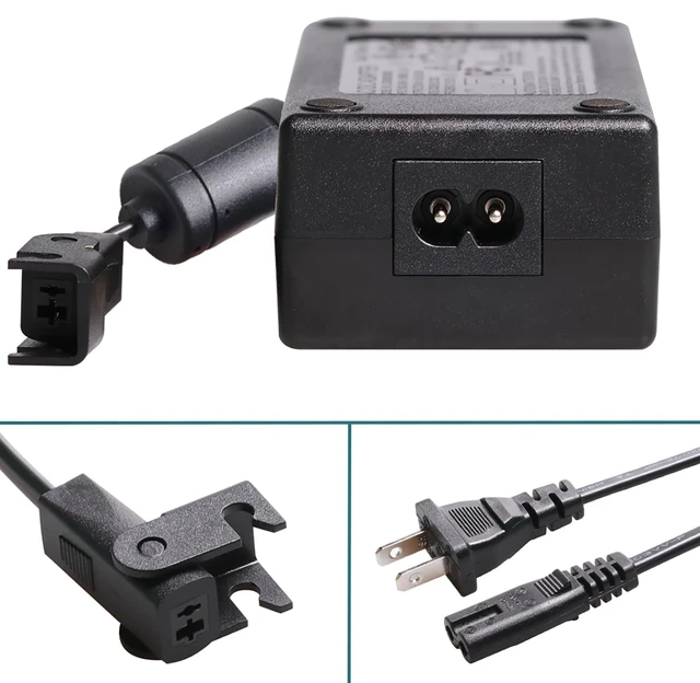 Alt view image 3 of 6 - Universal Recliner Power Supply, AC/DC Recliner Adapter 100-240V, 29V 2A Power Supply Transformer 2-Pin Connector, Replacement Power Cord for Lift Chair/Electric Sofa, Fits Lazy Boy, OKIN