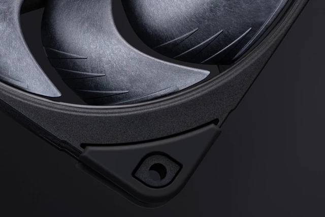 Alt view image 5 of 7 - NF-A12x25 G2 PWM Sx2-PP chromax.Black, High-End Quiet Fans 2x120mm | High Airflow & Static Pressure, Low-Noise 25mm Thick Fans, Speed-Offset 2-Pack, for Coolers/Radiators/Cases, 1800rpm 4-Pin