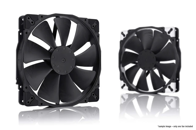 Alt view image 7 of 7 - NF-A20 PWM chromax.Black.swap, High-Performance Quiet Fan 200mm | High Airflow, Low Noise, 30mm Thick Fan, for PC and Electronics Cooling, Customisable Colour Pads, 800rpm 4-Pin PWM