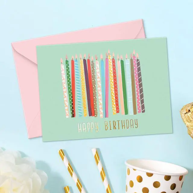 Alt view image 4 of 5 - Happy Birthday Cards with Envelopes & Assortment Box. Variety Set of 20 Assorted Birthday Cards with Envelopes, Perfect Bulk Pack for Celebrations, Special Occasions, Friends