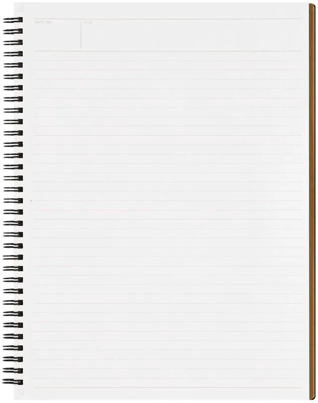 Alt view image 5 of 7 - Mnemosyne Spiral Notebook, 140 Pages, A4 8.27"x11.69", 5mm Dot Grid | Professional Black Cover, Dotted Paper, Twin-Wire Bound To Lay Flat, Perforated Pages, For School & Office, Made in Japan