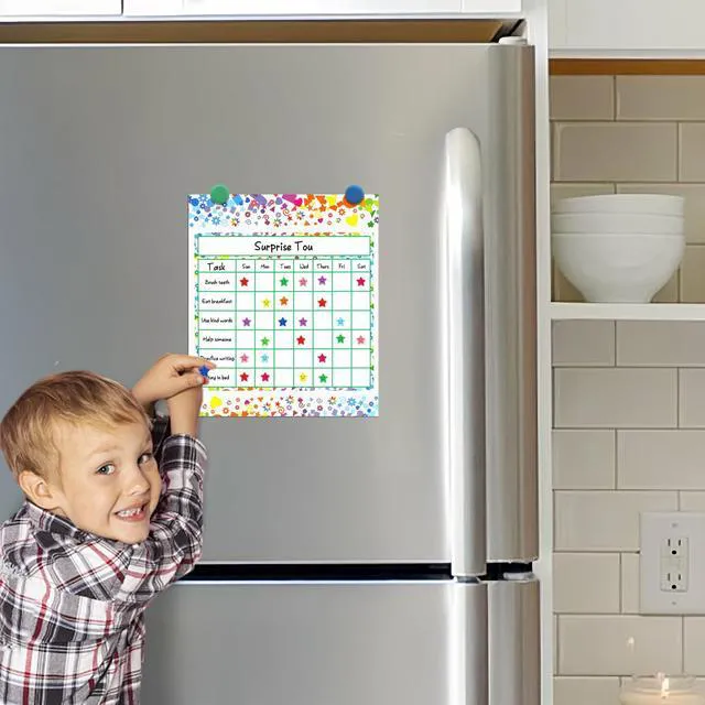 Alt view image 4 of 7 - 80 Pack Reward Chart for Kids, Incentive Chart Behavior Chart for Kids at Home, 2 Designs with 2160 Star Sticker, Kids Chore Chart, Sticker Chart for Kids Behavior