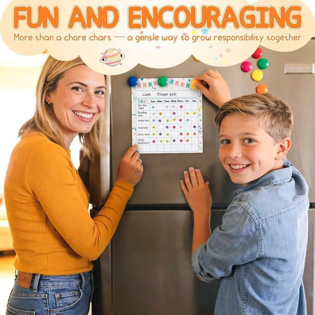 Alt view image 5 of 7 - Sticker Chart for Kids 70 PCS Chore Chart for Kids with 2640 Star Stickers | Behavior Chart for Kids at Home,Incentive Chart for Classroom Reward Chart for Students,Star Chart for Multiple Kids